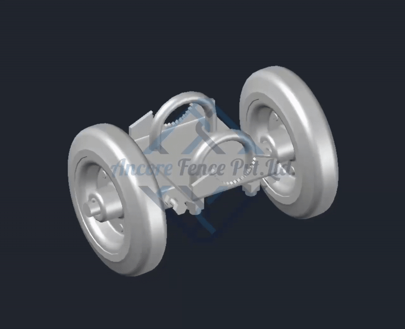 Double Wheel Trolly 6 inch for Sliding Gate
